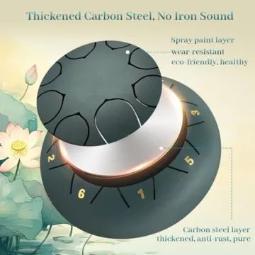 Handpan Panda Garden Drum for Outdoor Play