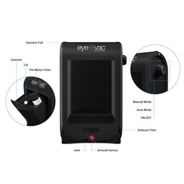 EyeVac Pro Touchless Vacuum for Easy Pet Hair & Dirt Removal