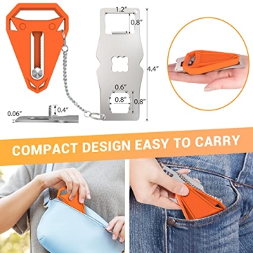 Portable Door Locks for Travelers - 2 Pack Safety Locks