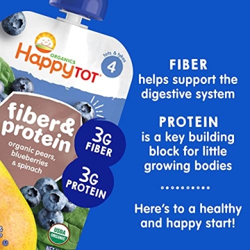 Happy Tot Organic Stage 4 Baby Food Pouches Gluten Free Vegan