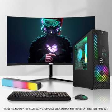 Dell OptiPlex Desktop PC - Intel i5, 16GB RAM, RGB