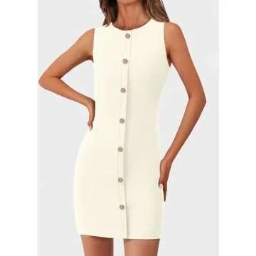 PRETTYGARDEN Women's Elegant Mini Work Dress for 2025