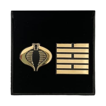 G.I. Joe x Arashikage Gold Plated Pin Set for Collectors
