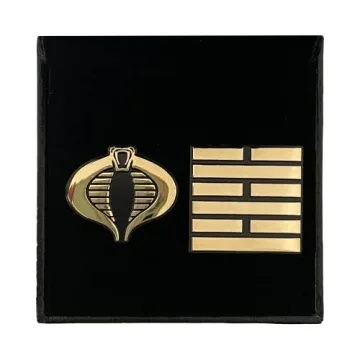 G.I. Joe x Arashikage Gold Plated Pin Set for Collectors