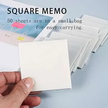 Stylish Transparent Sticky Note Pads for Effortless Organization