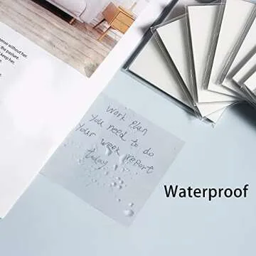 Stylish Transparent Sticky Note Pads for Effortless Organization