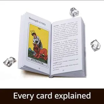 The Original Tarot Cards Deck with Guide Book for Beginners, Improved Alternative to Rider Waite Tarot Deck