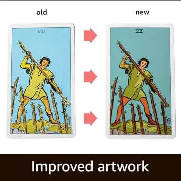The Original Tarot Cards Deck with Guide Book for Beginners, Improved Alternative to Rider Waite Tarot Deck
