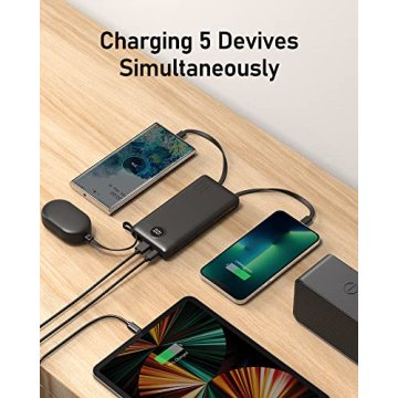 VEEKTOMX 10000mAh Portable Charger for iPhone & Android