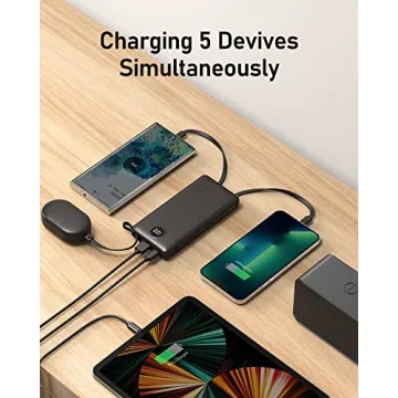 VEEKTOMX 10000mAh Portable Charger for iPhone & Android