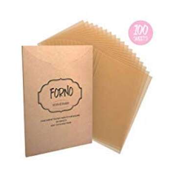 Parchment Paper Sheets For Baking - Reusable Unbleached Precut Parchment Paper Liners For 12 X 16 Cookie Sheets & Pans - Best For Non-Stick Baking - 100 Sheets