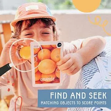 Find and Seek Scavenger Hunt Game Kids Ages 4-8 from Magma Games - Outdoor Activities for Kids Ages 4-8 - Card Based Camping Games - Charades for Kids Activities for Kids - Nature Seek & Find It Game