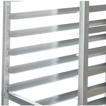 Winco 20-Tier Aluminum Sheet Pan Rack for Commercial Use