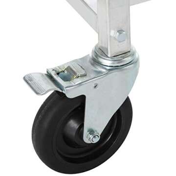 Winco 20-Tier Aluminum Sheet Pan Rack for Commercial Use