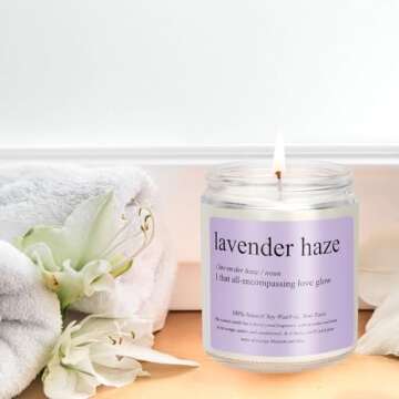Lavender Scent Candle - Birthday & Party Decor