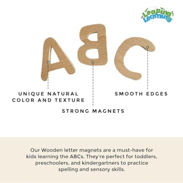 Leaping Learning Small Alphabet Magnets for Kids Supplies