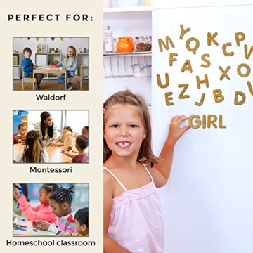 Leaping Learning Small Alphabet Magnets for Kids Supplies