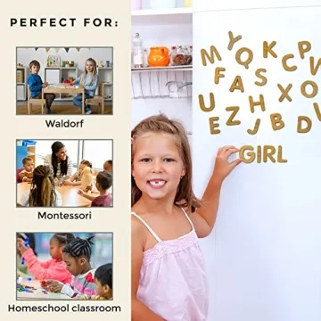 Leaping Learning Small Alphabet Magnets for Kids Supplies