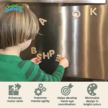 Leaping Learning Small Alphabet Magnets for Kids Supplies