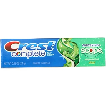 Crest Complete Whitening Plus Scope Minty Toothpaste Travel Pack