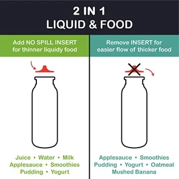 Aqua 16 oz Squeasy Snacker Silicone Food Pouch