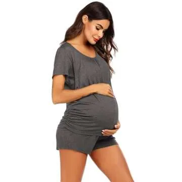 Ekouaer Soft Comfortable Postpartum Pajamas Set