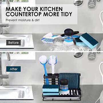 Roleader Kitchen Sink Adjustable Organizer Countertop
