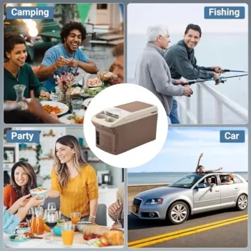 ICEROVER 12V Car Refrigerator Cooler 6 Quart Ready For Adventures