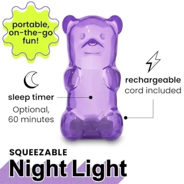 Gummygoods Squeezable Gummy Bear Night Light
