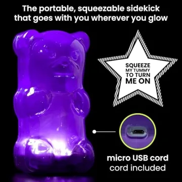 Gummygoods Squeezable Gummy Bear Night Light