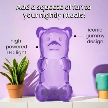 Gummygoods Squeezable Gummy Bear Night Light