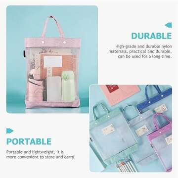 ULTECHNOVO File Pockets | Durable Portable Document Bags