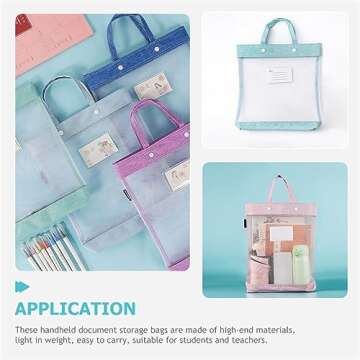 ULTECHNOVO File Pockets | Durable Portable Document Bags