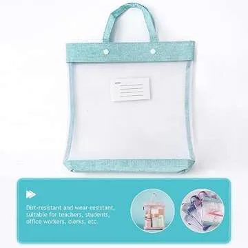 ULTECHNOVO File Pockets | Durable Portable Document Bags