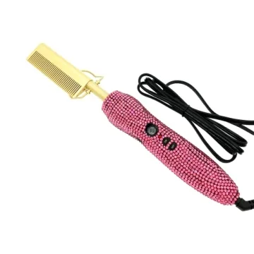 HuaXiu Bling Electric Hot Comb for Chic Hair Styling