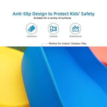 CielSky 5Pcs Stepping Stones for Kids - Balance Fun