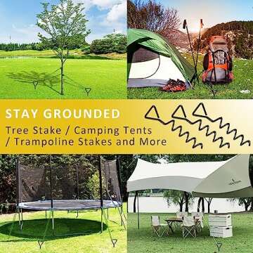 FCENDS Tree Stake Kit - Heavy Duty Support for Trees