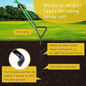 FCENDS Tree Stake Kit - Heavy Duty Support for Trees