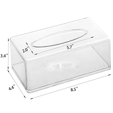 Elegant Acrylic Tissue Dispenser Holder for Any Space