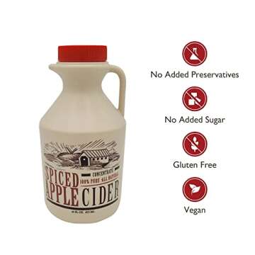 Mountain Cider Apple Cider Concentrate | Spiced Hot Apple Cider Drink | 16 fl. oz (16 servings)