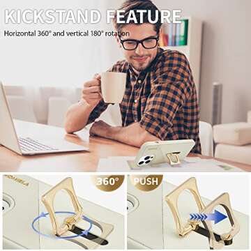 JLFCH ROMIELA Case for iPhone 14 Pro Max - Stylish Protection