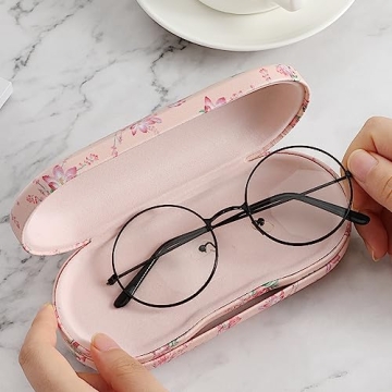 MoKo Double Eyeglass Case for Glasses and Contacts