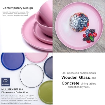 MÜLLERHEIM 16-Piece Contemporary Dinnerware Set for 4