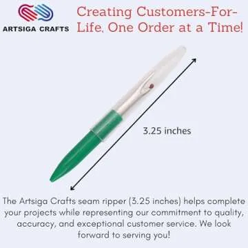 Coats & Clark Sewing Thread Machine Quilting Pure Egyptian Cotton Thread 350 Yards (3-Pack) Winter White S975-0150-3P with Seam Ripper