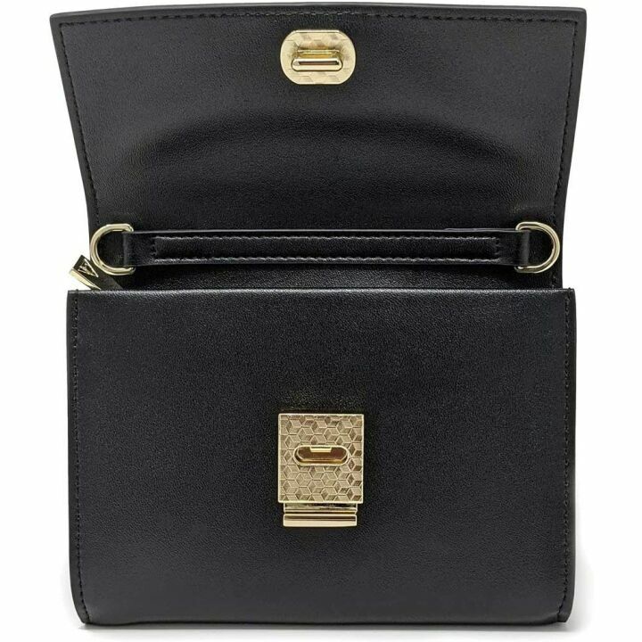 Arden Cove RFID-Blocking Passport Wallet in Black Gold