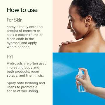 Plant Therapy Rose Hydrosol 4 oz for Skin and Relaxation