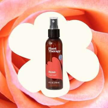 Plant Therapy Rose Hydrosol 4 oz for Skin and Relaxation