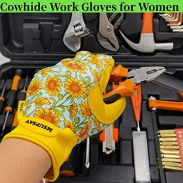 MSUPSAV Women’s Gardening Gloves with Touchscreen Feature
