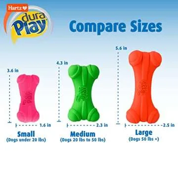 Hartz DuraPlay Bone Toy Pack for Medium Dogs