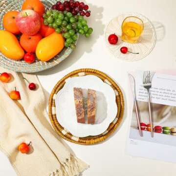 Stylish 11 Pcs Boho Wall Basket Set - Multi Sizes for Home